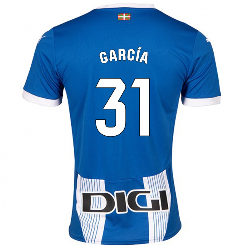 Niño Camiseta Gaizka García #31 Azul 1ª Equipación 2024/25 La Camisa Perú