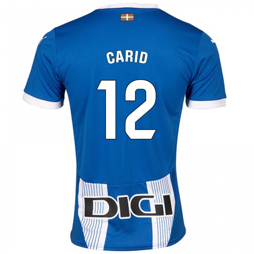 Niño Camiseta Andrea Carid #12 Azul 1ª Equipación 2024/25 La Camisa Perú