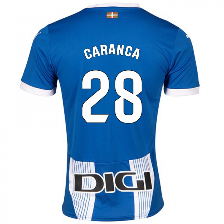 Niño Camiseta Sara Caranca #28 Azul 1ª Equipación 2024/25 La Camisa Perú