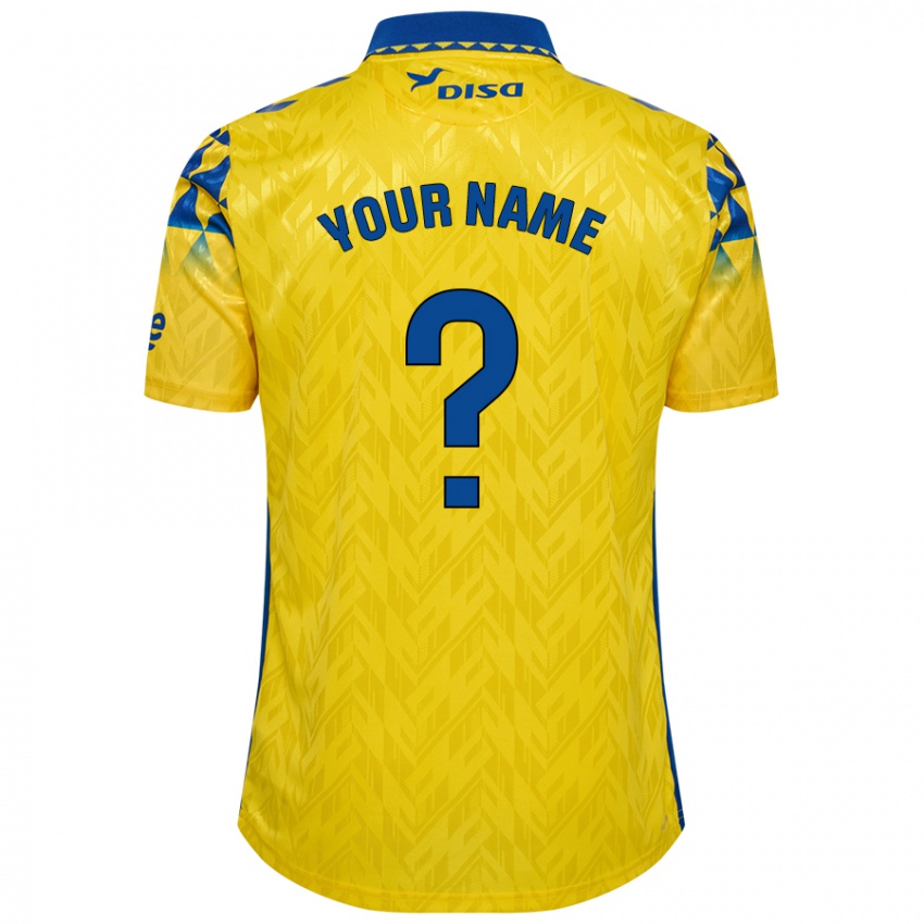 Niño Camiseta Su Nombre #0 Amarillo Azul 1ª Equipación 2024/25 La Camisa Perú