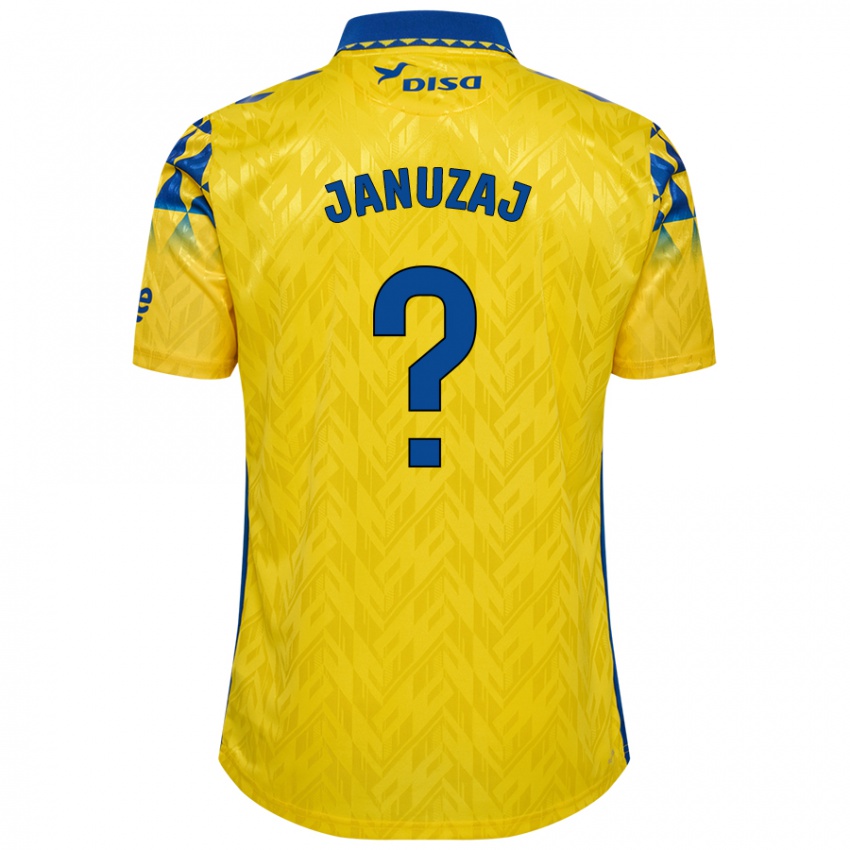 Niño Camiseta Adnan Januzaj #0 Amarillo Azul 1ª Equipación 2024/25 La Camisa Perú