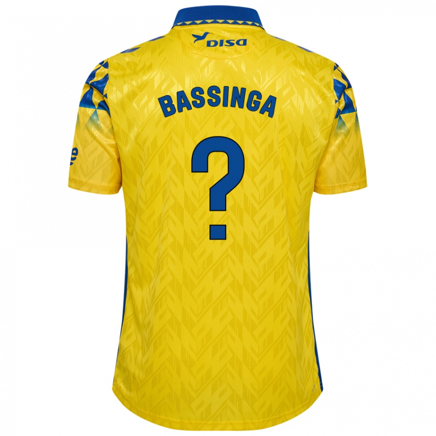 Niño Camiseta Aboubacar Bassinga #0 Amarillo Azul 1ª Equipación 2024/25 La Camisa Perú