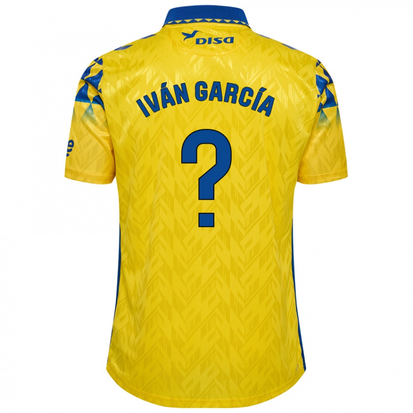 Niño Camiseta Iván García #0 Amarillo Azul 1ª Equipación 2024/25 La Camisa Perú