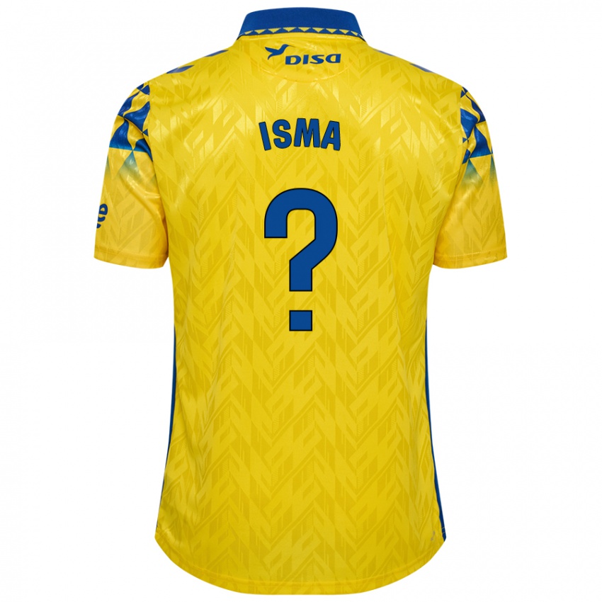 Niño Camiseta Isma Hernández #0 Amarillo Azul 1ª Equipación 2024/25 La Camisa Perú