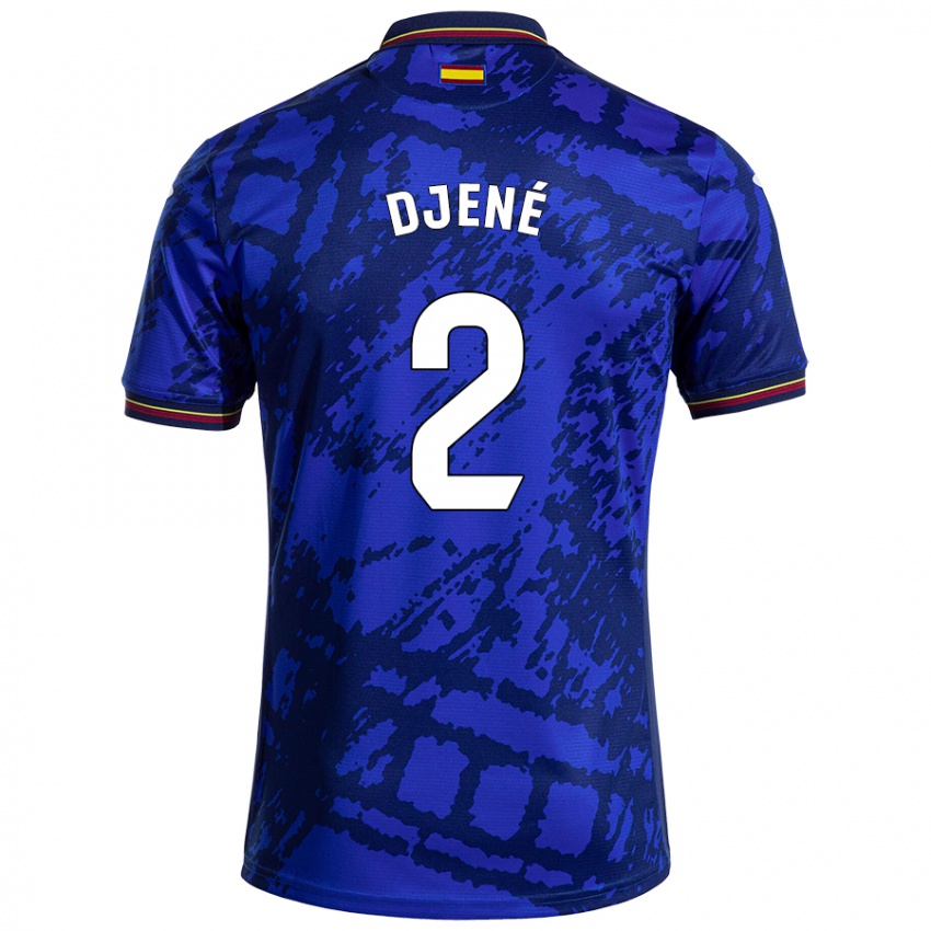 Niño Camiseta Djené #2 Azul Más Oscuro 1ª Equipación 2024/25 La Camisa Perú