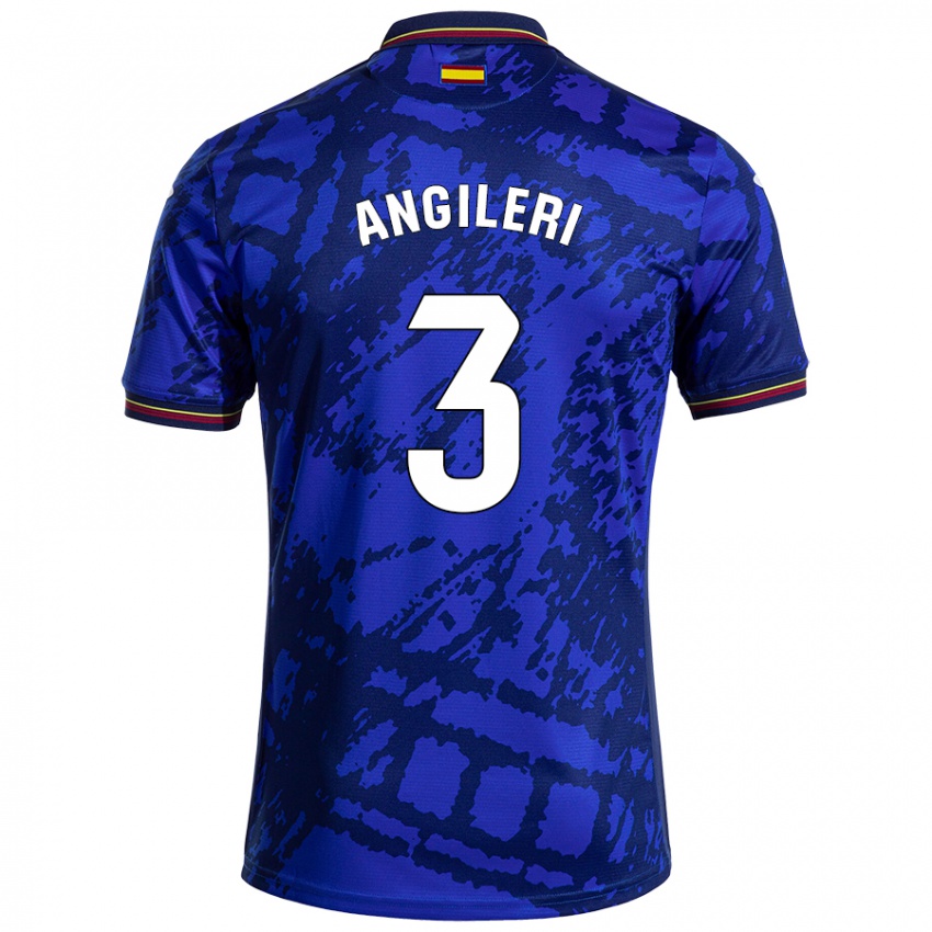 Niño Camiseta Fabrizio Angileri #3 Azul Más Oscuro 1ª Equipación 2024/25 La Camisa Perú