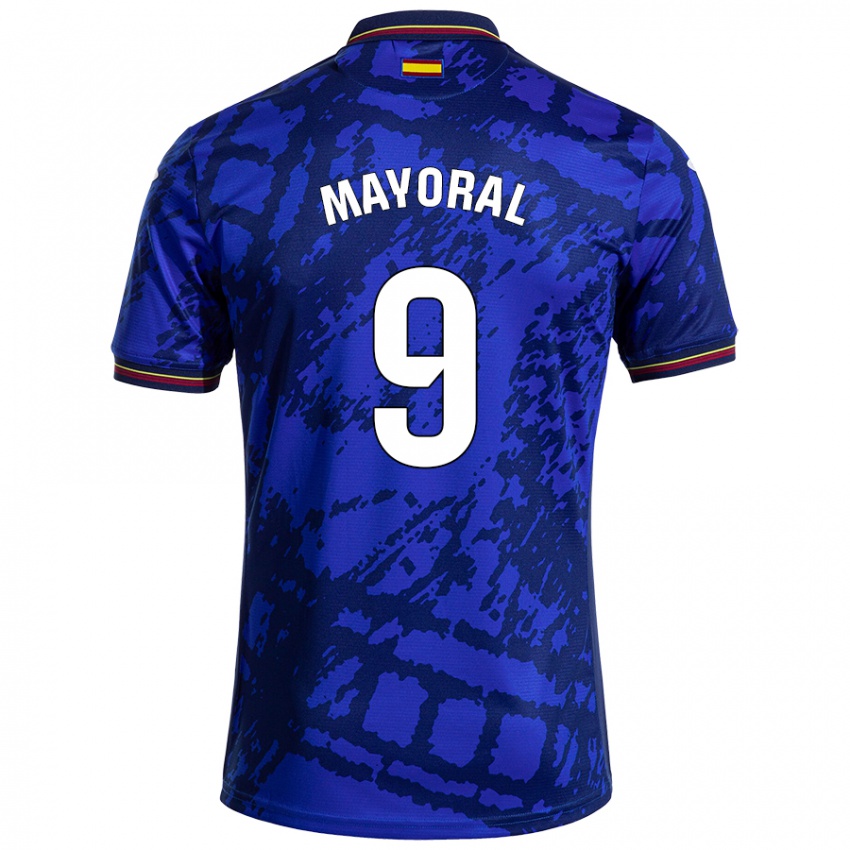 Niño Camiseta Borja Mayoral #9 Azul Más Oscuro 1ª Equipación 2024/25 La Camisa Perú