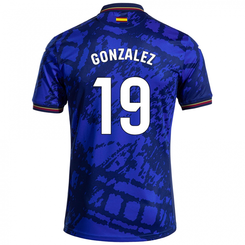 Niño Camiseta Peter Gonzalez #19 Azul Más Oscuro 1ª Equipación 2024/25 La Camisa Perú