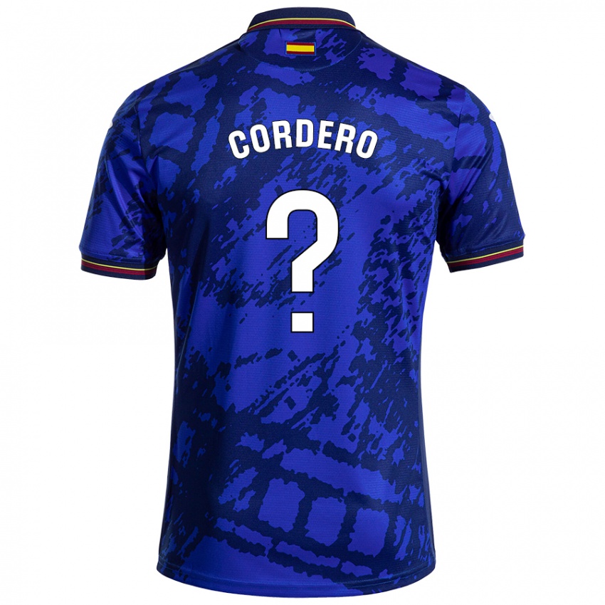 Niño Camiseta Alberto Cordero #0 Azul Más Oscuro 1ª Equipación 2024/25 La Camisa Perú