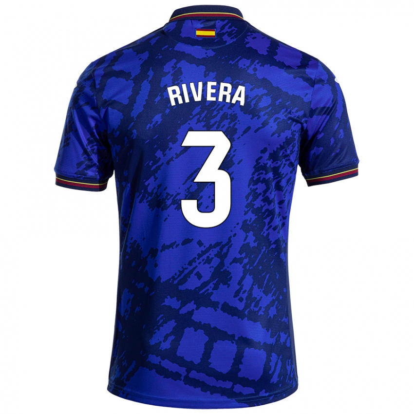 Niño Camiseta Gorka Rivera #3 Azul Más Oscuro 1ª Equipación 2024/25 La Camisa Perú