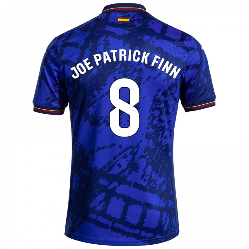 Niño Camiseta John Joe Patrick Finn #8 Azul Más Oscuro 1ª Equipación 2024/25 La Camisa Perú