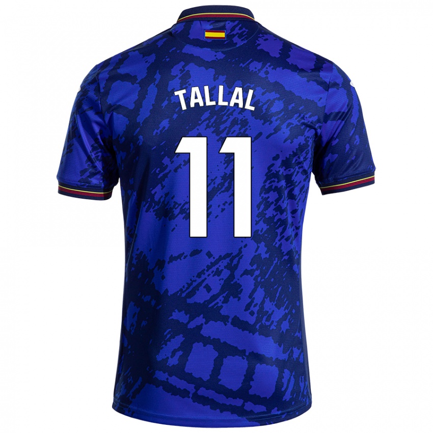 Niño Camiseta Yassin Tallal #11 Azul Más Oscuro 1ª Equipación 2024/25 La Camisa Perú