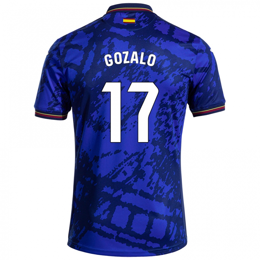 Niño Camiseta Marcos Gozalo #17 Azul Más Oscuro 1ª Equipación 2024/25 La Camisa Perú