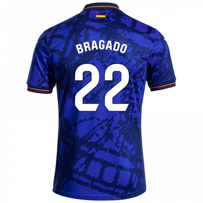 Niño Camiseta Alonso Bragado #22 Azul Más Oscuro 1ª Equipación 2024/25 La Camisa Perú