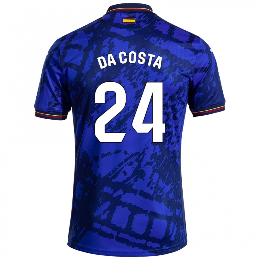 Niño Camiseta Coba Da Costa #24 Azul Más Oscuro 1ª Equipación 2024/25 La Camisa Perú