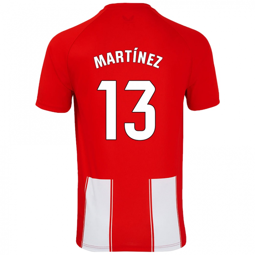 Niño Camiseta Fernando Martínez #13 Rojo Blanco 1ª Equipación 2024/25 La Camisa Perú