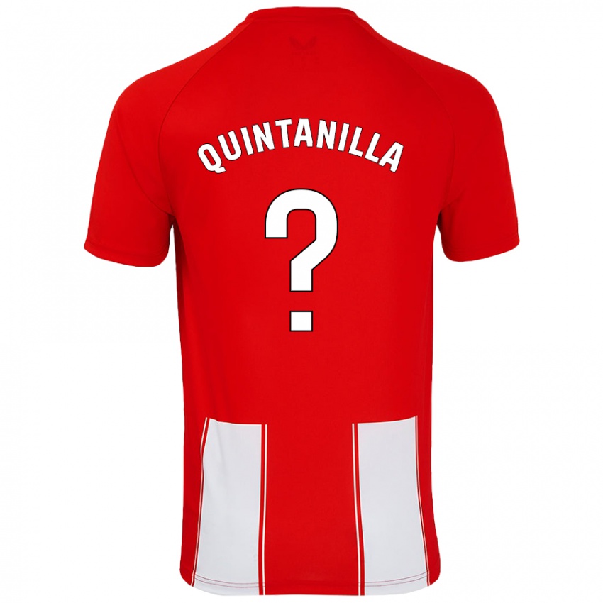 Niño Camiseta Rubén Quintanilla #0 Rojo Blanco 1ª Equipación 2024/25 La Camisa Perú