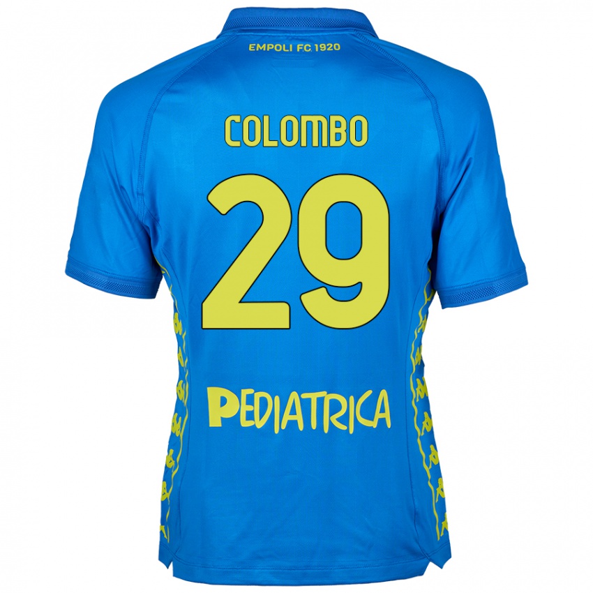 Niño Camiseta Lorenzo Colombo #29 Azul 1ª Equipación 2024/25 La Camisa Perú