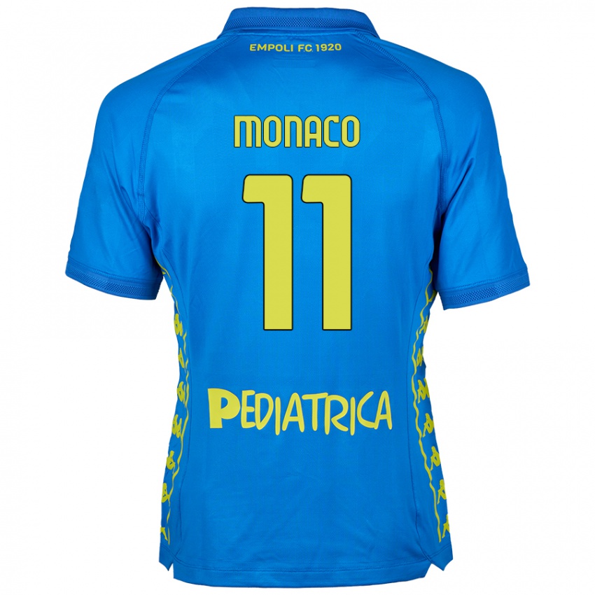 Niño Camiseta Salvatore Monaco #11 Azul 1ª Equipación 2024/25 La Camisa Perú