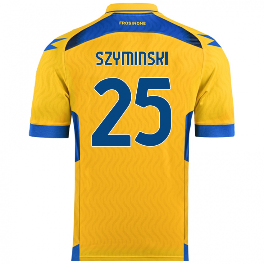 Niño Camiseta Przemyslaw Szyminski #25 Amarillo 1ª Equipación 2024/25 La Camisa Perú