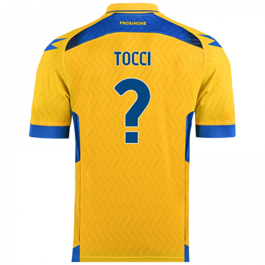 Niño Camiseta Federico Tocci #0 Amarillo 1ª Equipación 2024/25 La Camisa Perú