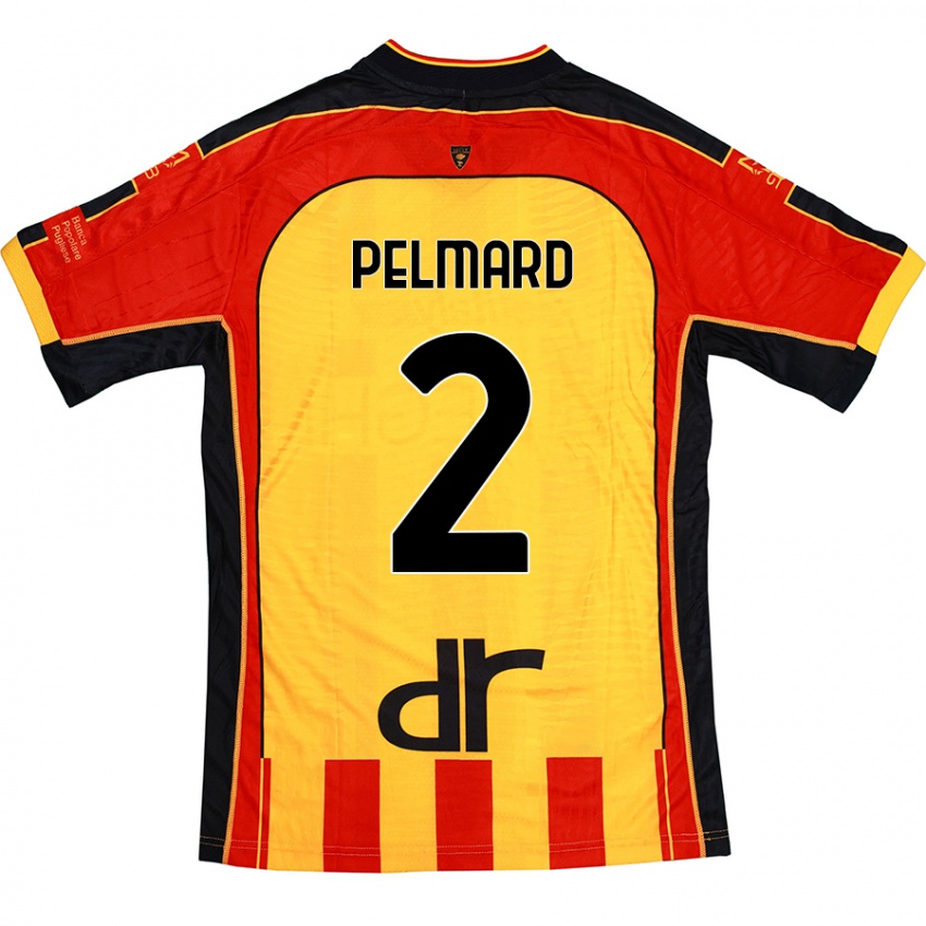 Niño Camiseta Andy Pelmard #2 Amarillo Rojo 1ª Equipación 2024/25 La Camisa Perú