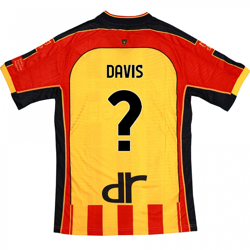 Niño Camiseta Sammi Davis #0 Amarillo Rojo 1ª Equipación 2024/25 La Camisa Perú