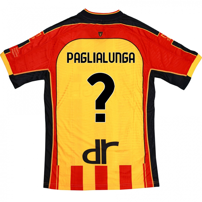 Niño Camiseta Robert Paglialunga #0 Amarillo Rojo 1ª Equipación 2024/25 La Camisa Perú