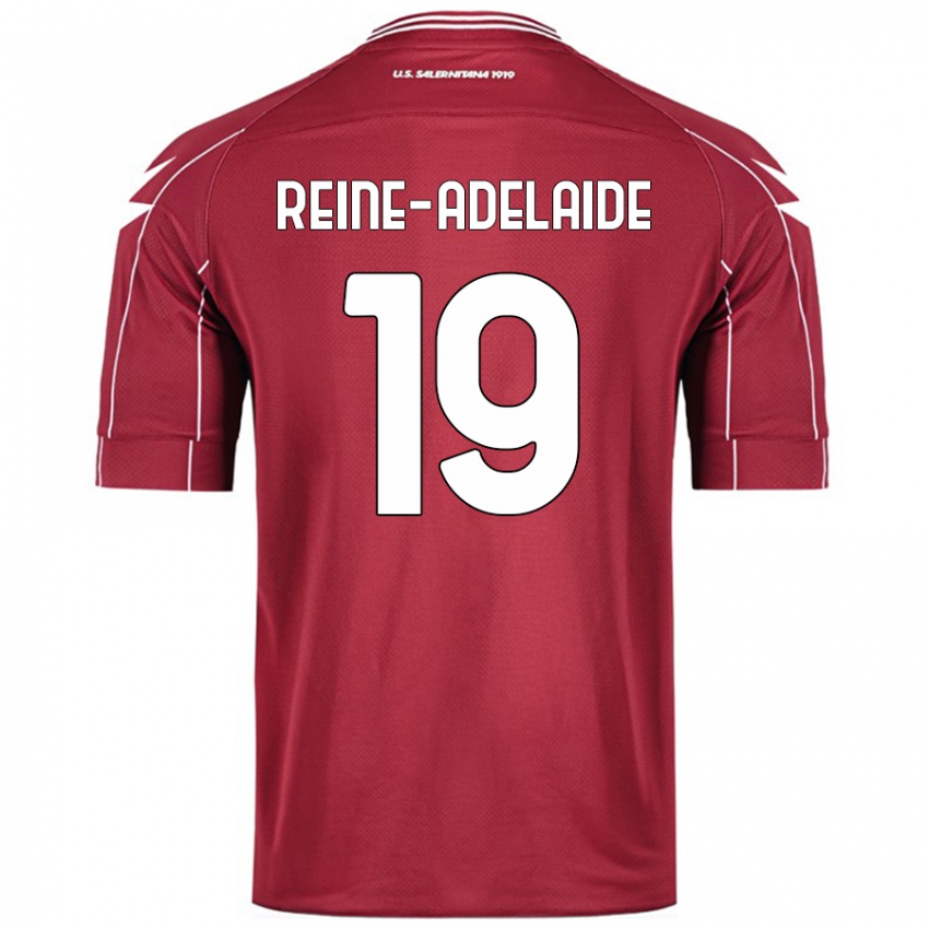 Niño Camiseta Jeff Reine-Adelaide #19 Borgoña 1ª Equipación 2024/25 La Camisa Perú