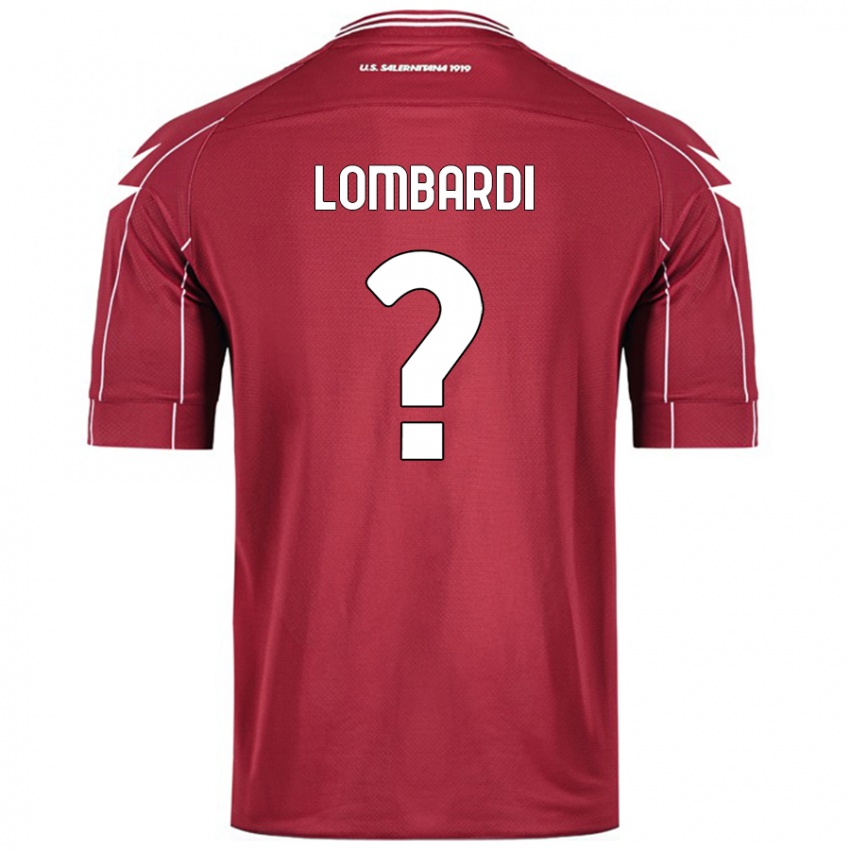 Niño Camiseta Lorenzo Lombardi #0 Borgoña 1ª Equipación 2024/25 La Camisa Perú