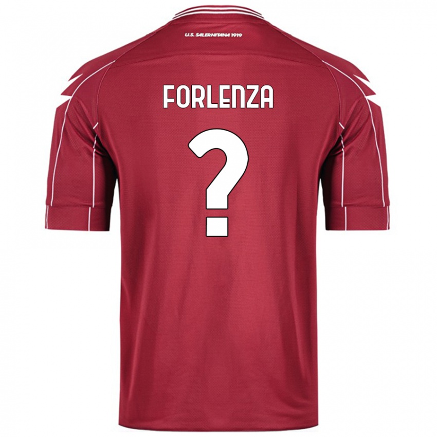 Niño Camiseta Carlo Forlenza #0 Borgoña 1ª Equipación 2024/25 La Camisa Perú