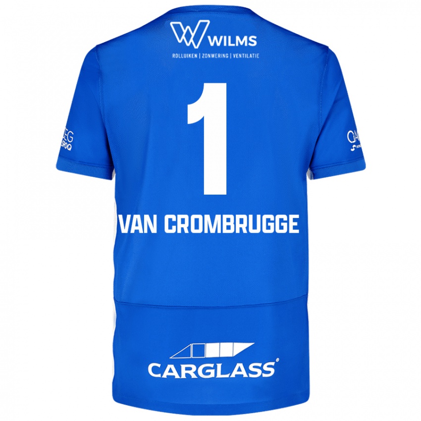 Niño Camiseta Hendrik Van Crombrugge #1 Azul 1ª Equipación 2024/25 La Camisa Perú