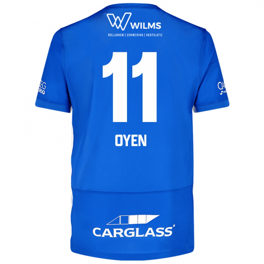 Niño Camiseta Luca Oyen #11 Azul 1ª Equipación 2024/25 La Camisa Perú