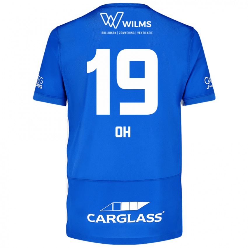 Niño Camiseta Hyeon-Gyu Oh #19 Azul 1ª Equipación 2024/25 La Camisa Perú