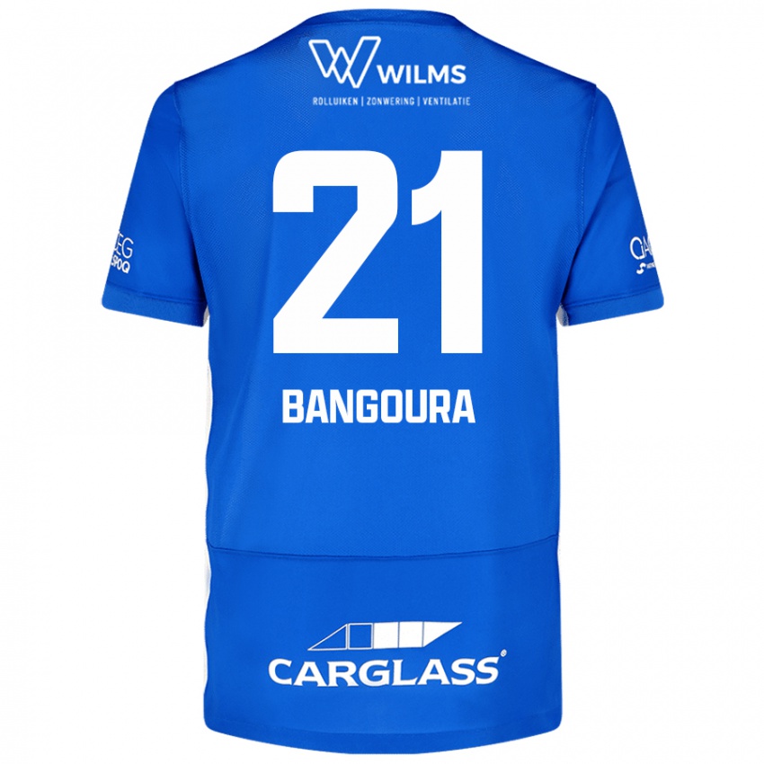 Niño Camiseta Ibrahima Sory Bangoura #21 Azul 1ª Equipación 2024/25 La Camisa Perú