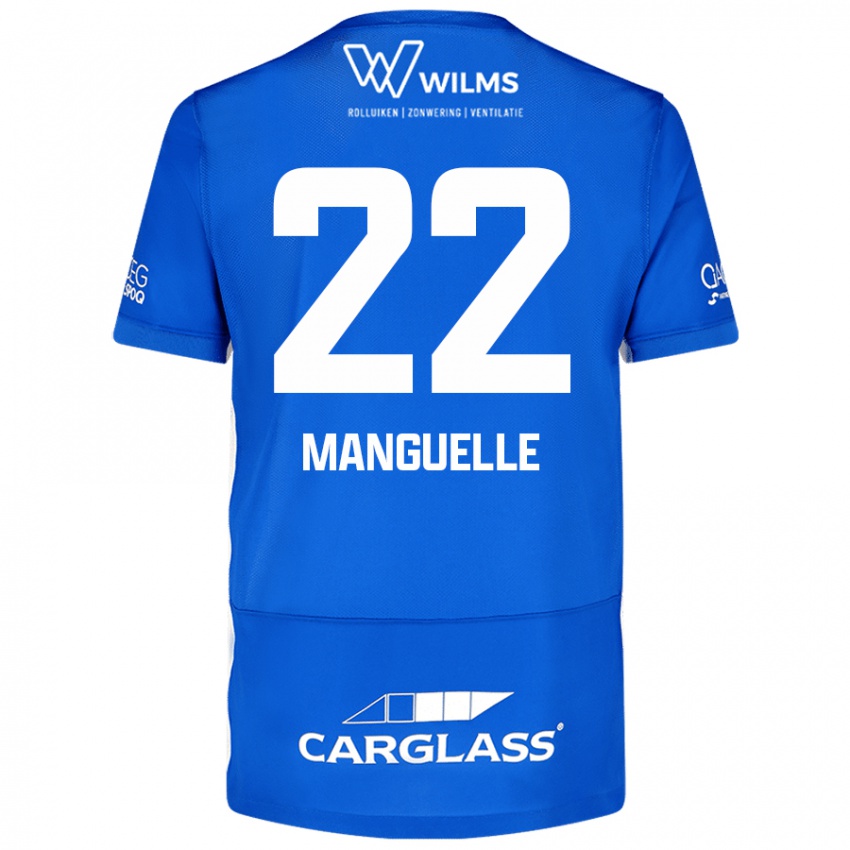 Niño Camiseta Brad Manguelle #22 Azul 1ª Equipación 2024/25 La Camisa Perú