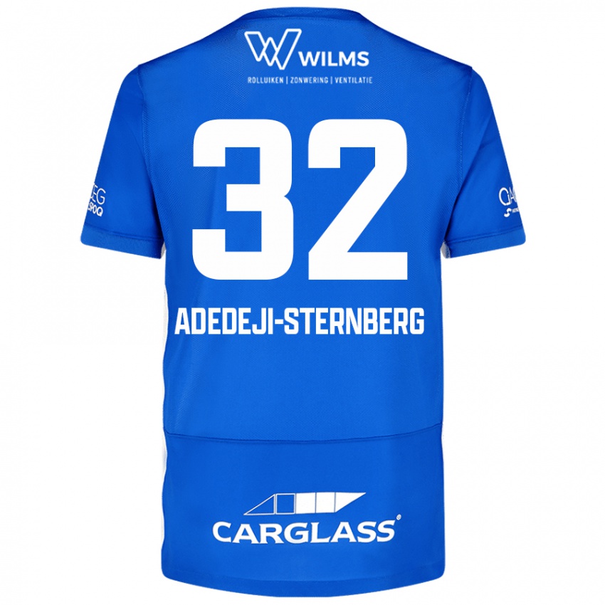 Niño Camiseta Noah Adedeji-Sternberg #32 Azul 1ª Equipación 2024/25 La Camisa Perú