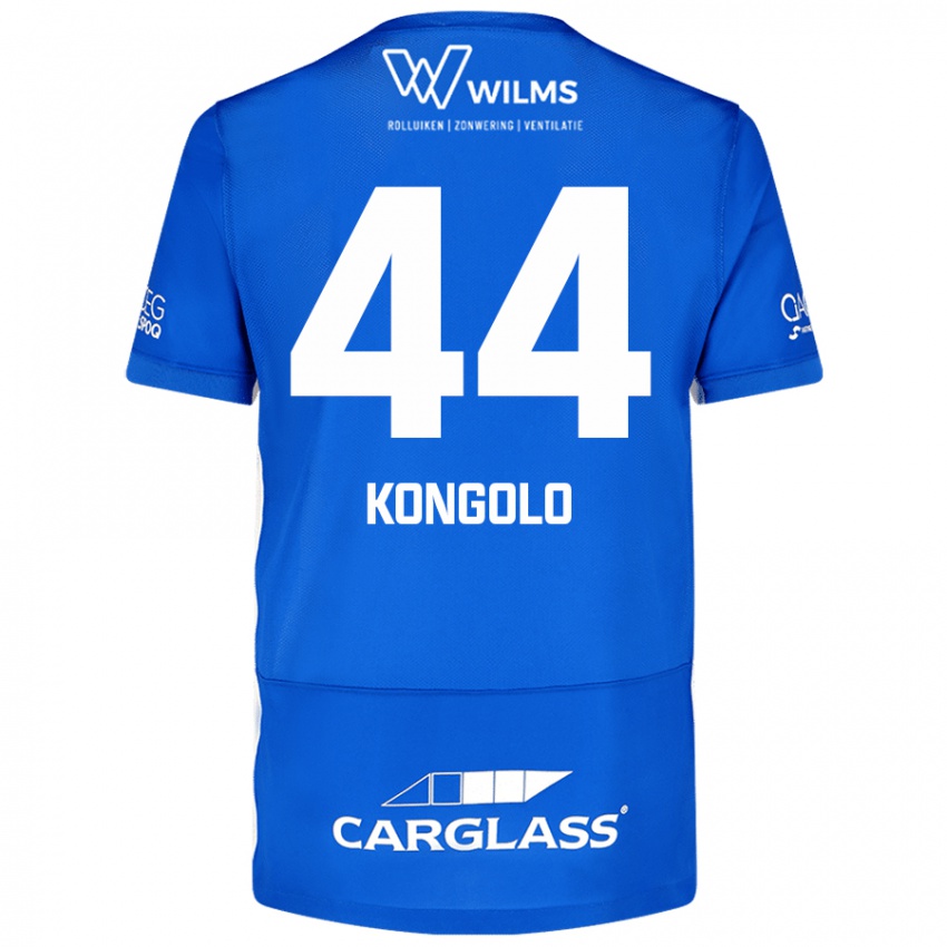 Niño Camiseta Josue Kongolo #44 Azul 1ª Equipación 2024/25 La Camisa Perú