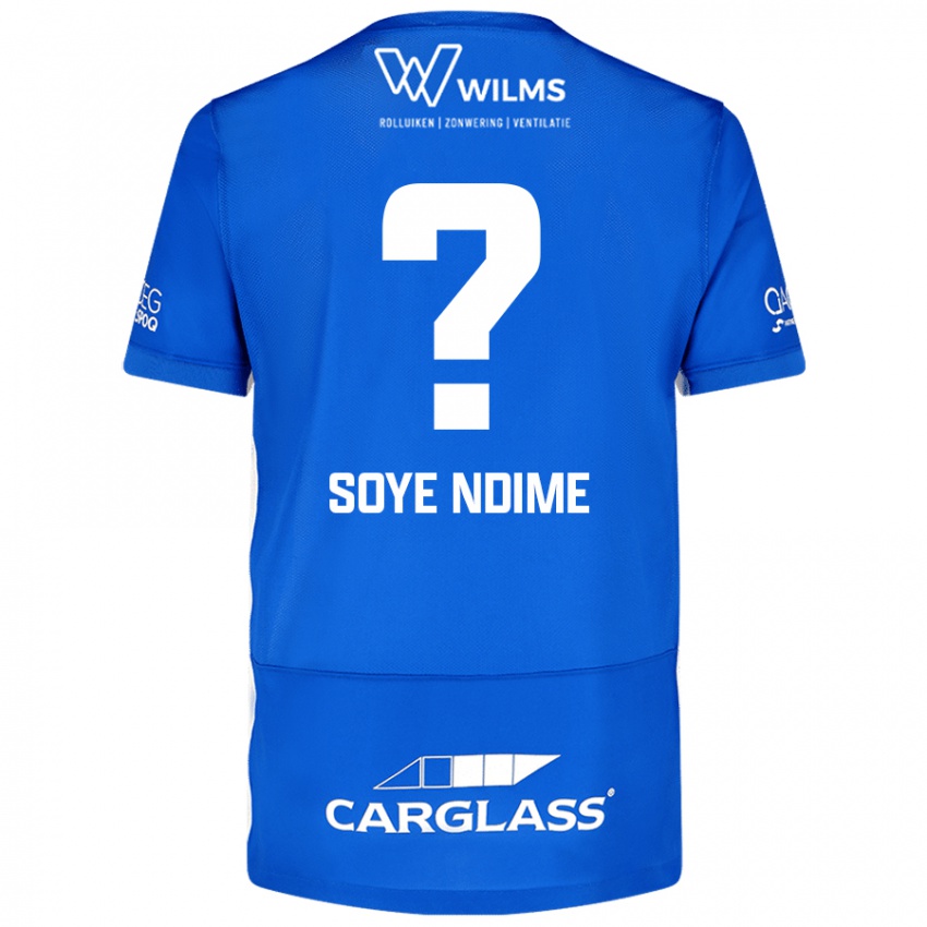 Niño Camiseta Jonathan Soye Ndime #0 Azul 1ª Equipación 2024/25 La Camisa Perú