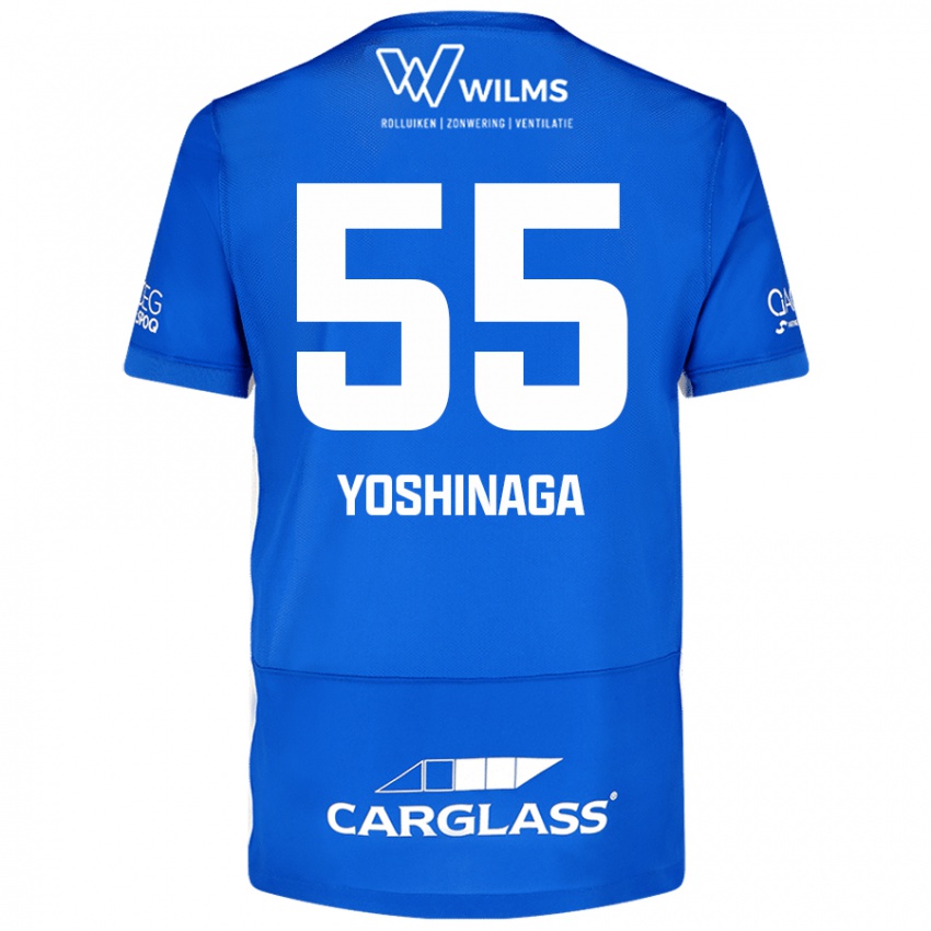 Niño Camiseta Yumeki Yoshinaga #55 Azul 1ª Equipación 2024/25 La Camisa Perú