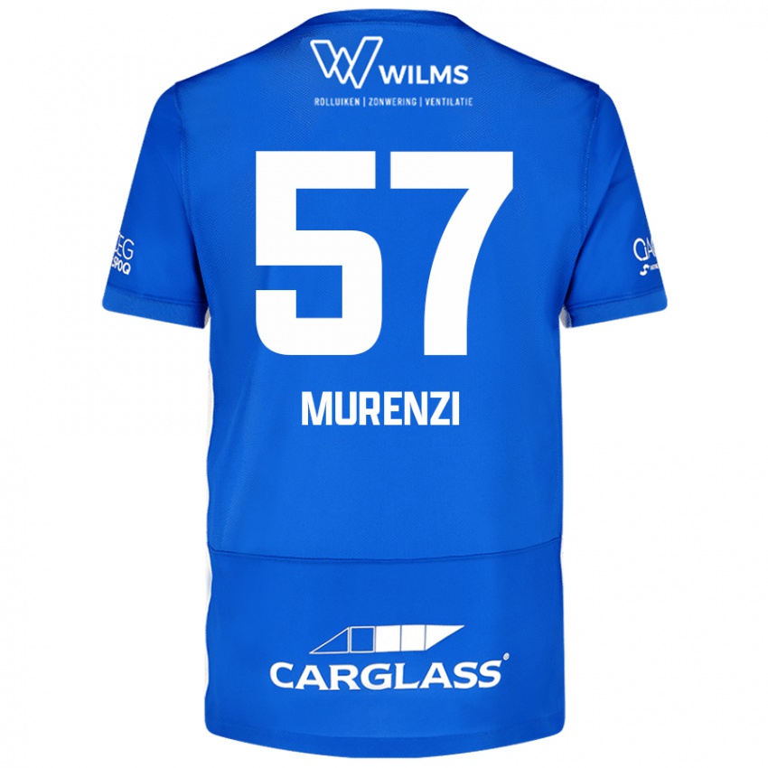 Niño Camiseta Aaron Murenzi #57 Azul 1ª Equipación 2024/25 La Camisa Perú