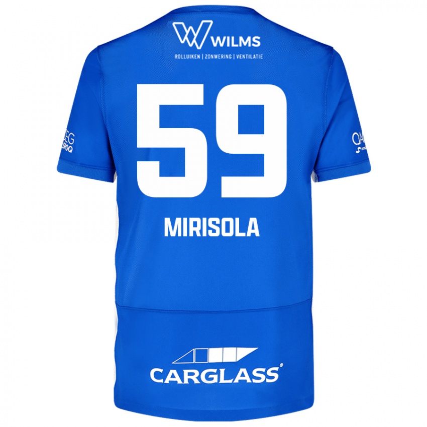 Niño Camiseta Robin Mirisola #59 Azul 1ª Equipación 2024/25 La Camisa Perú