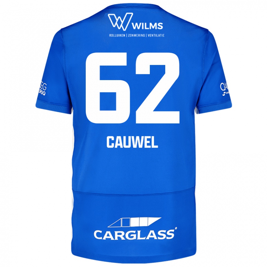 Niño Camiseta Michiel Cauwel #62 Azul 1ª Equipación 2024/25 La Camisa Perú