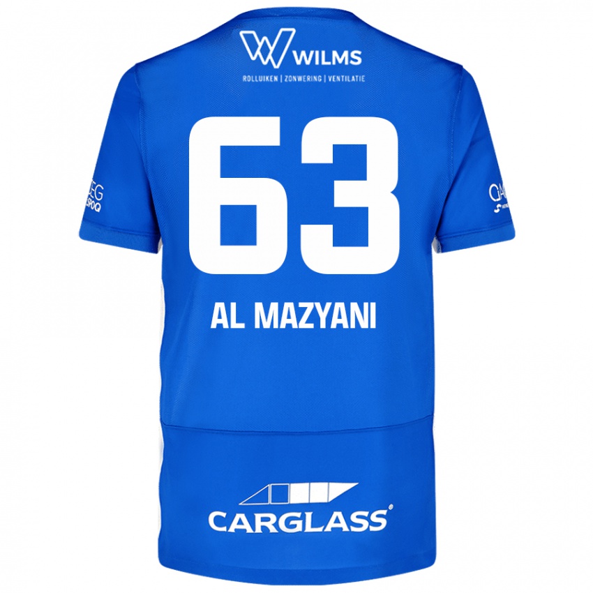 Niño Camiseta Faissal Al Mazyani #63 Azul 1ª Equipación 2024/25 La Camisa Perú