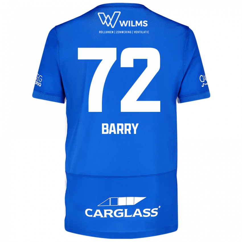 Niño Camiseta Alpha Barry #72 Azul 1ª Equipación 2024/25 La Camisa Perú