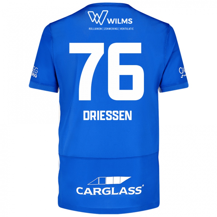 Niño Camiseta Jelle Driessen #76 Azul 1ª Equipación 2024/25 La Camisa Perú