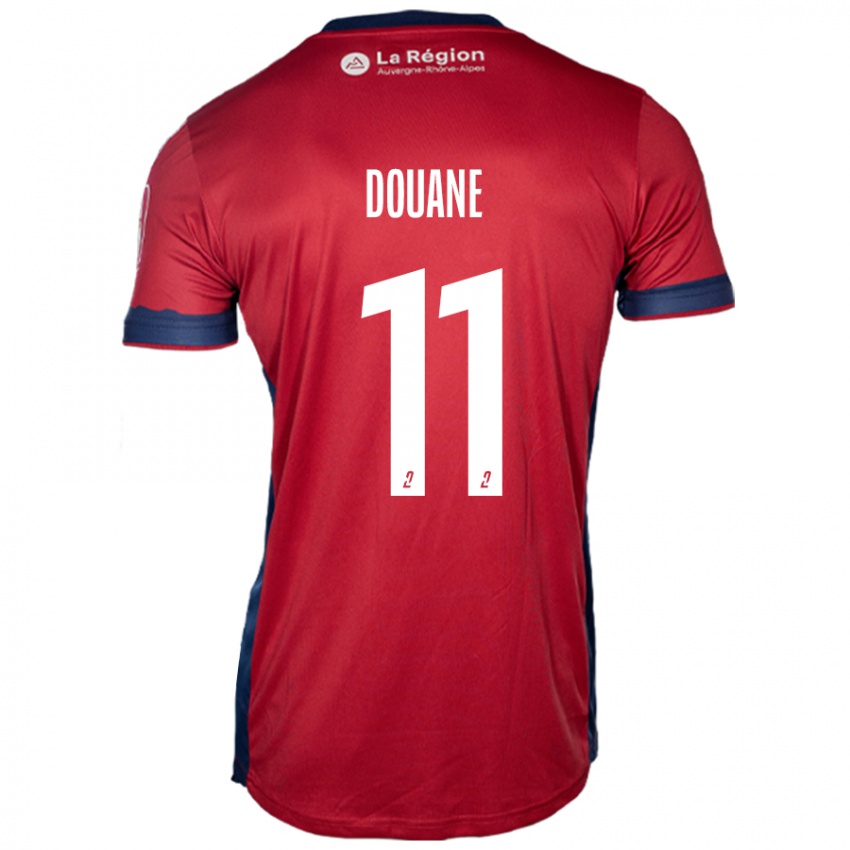 Niño Camiseta Maïdine Douane #11 Borgoña Claro 1ª Equipación 2024/25 La Camisa Perú