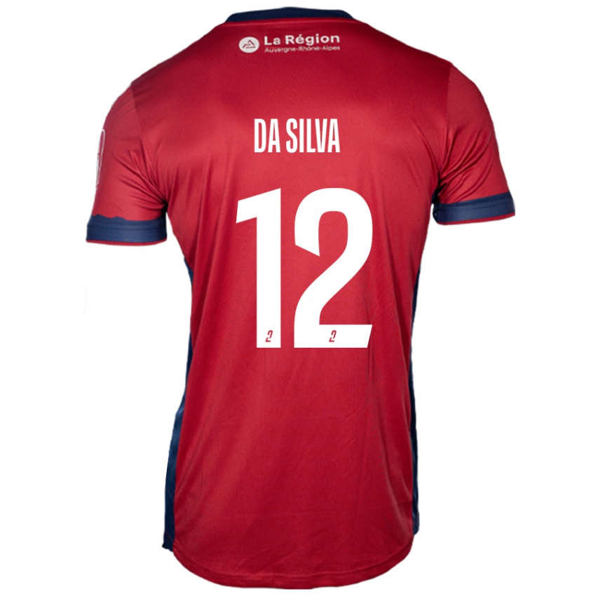 Niño Camiseta Damien Da Silva #12 Borgoña Claro 1ª Equipación 2024/25 La Camisa Perú