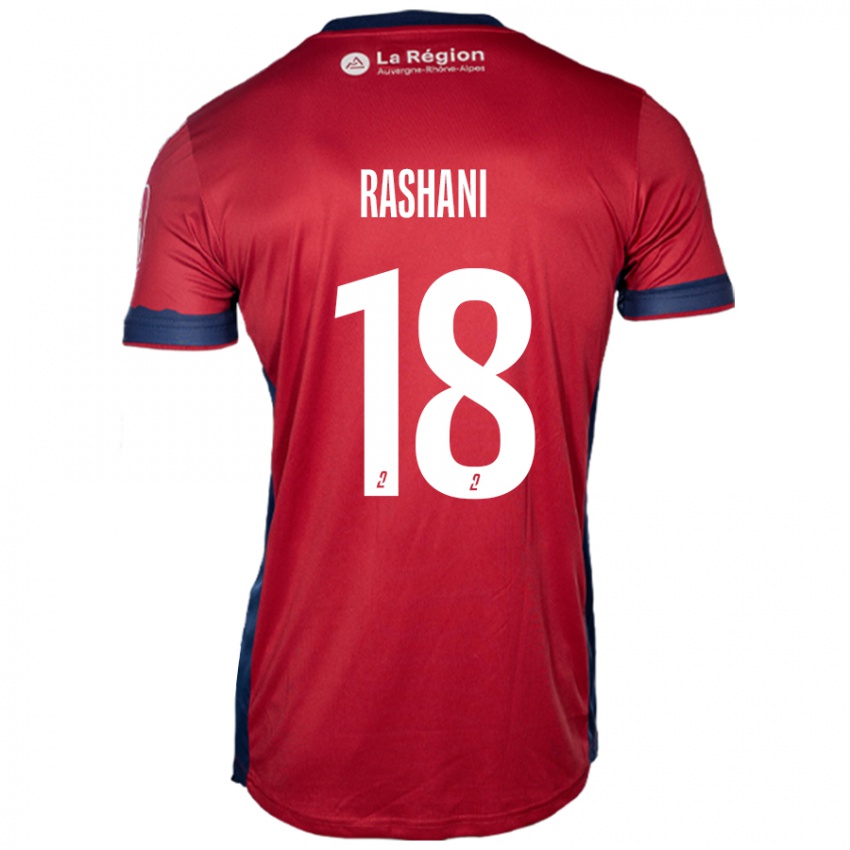 Niño Camiseta Elbasan Rashani #18 Borgoña Claro 1ª Equipación 2024/25 La Camisa Perú