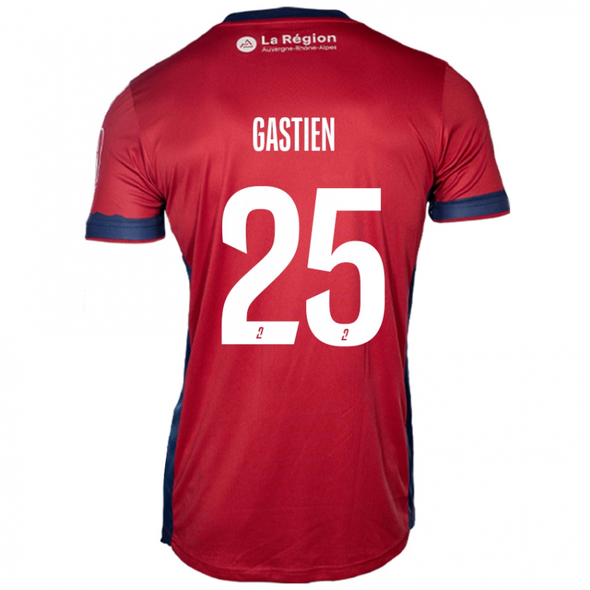 Niño Camiseta Johan Gastien #25 Borgoña Claro 1ª Equipación 2024/25 La Camisa Perú